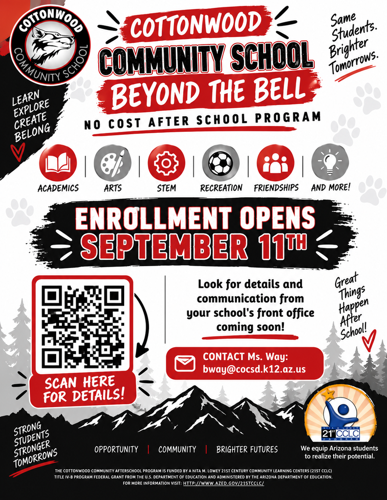 #beyondthebell #cottonwoodcommunityschool #Lobos
