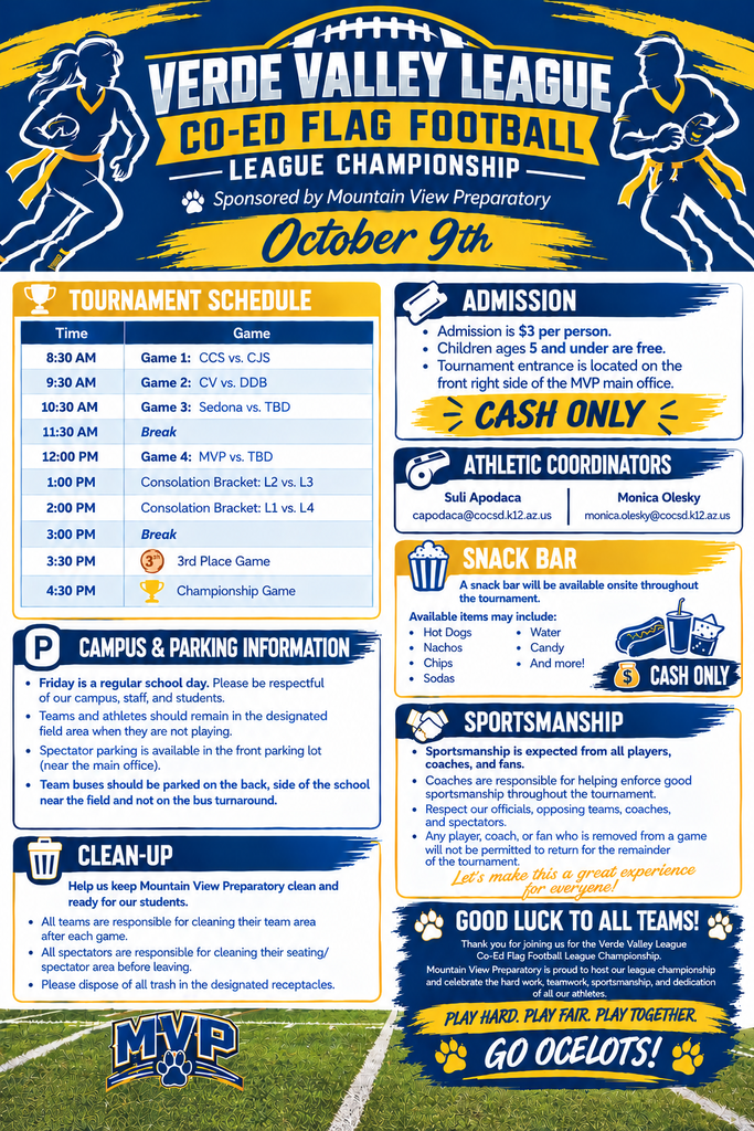 Flag Football Tournament Info