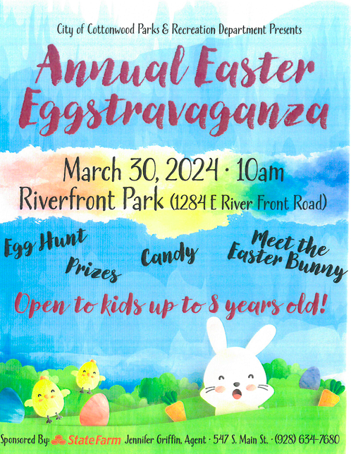 Picture of flyer from information in post and bunny and carrots