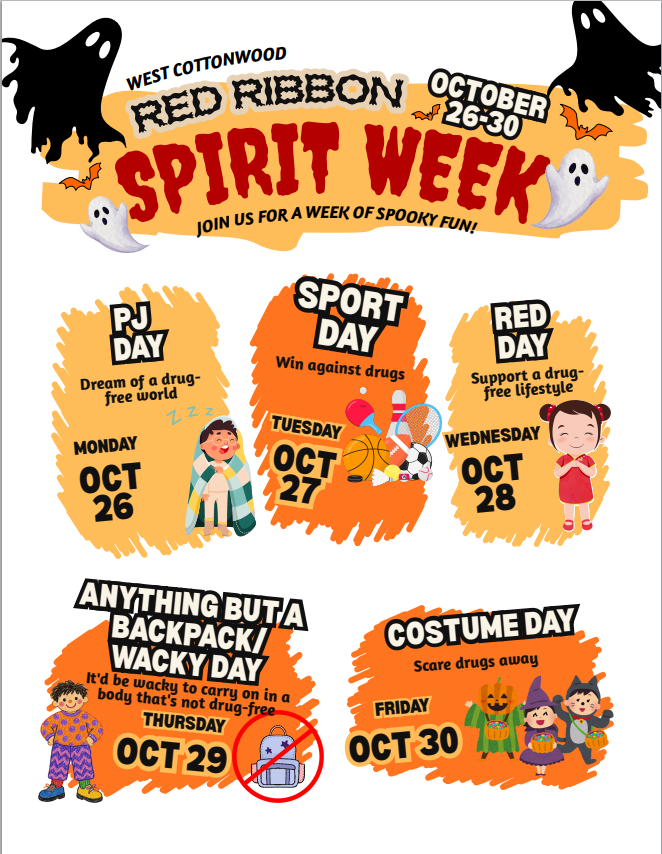 red ribbon spirit week