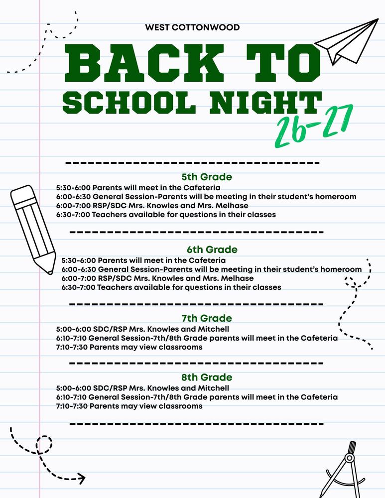 Back to School Night