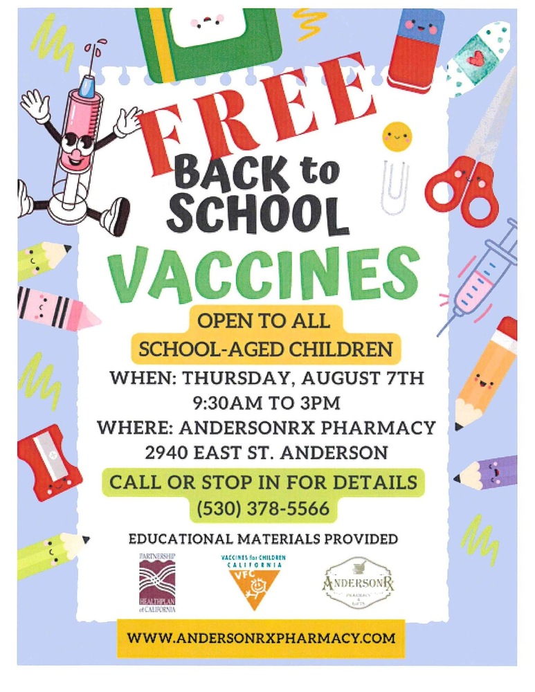 Back to School Vaccines