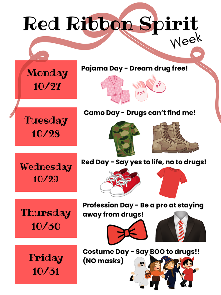 Red Ribbon Spirit Week