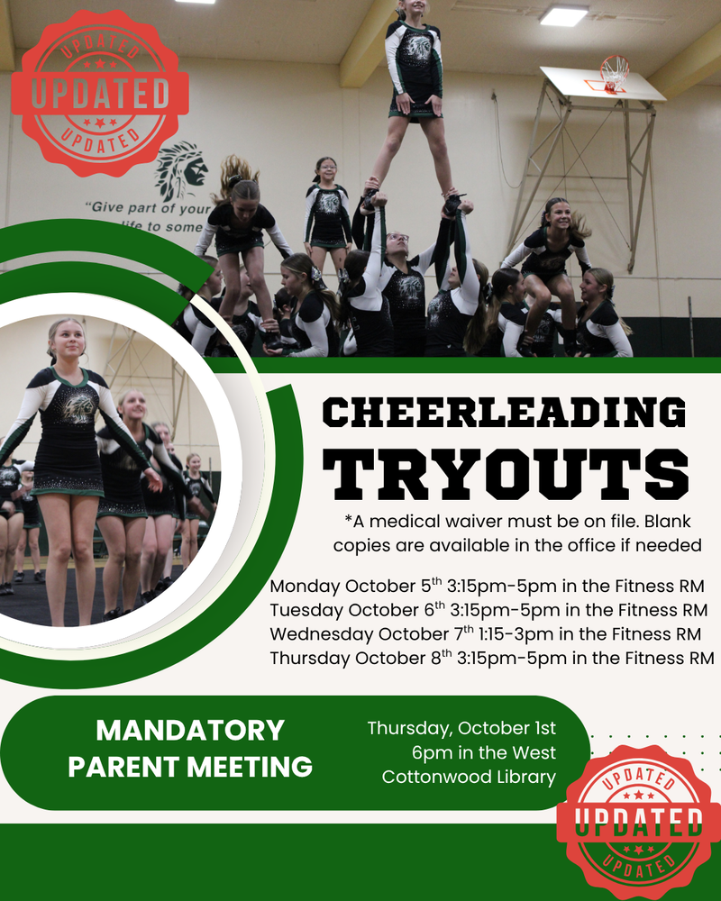 cheer tryouts