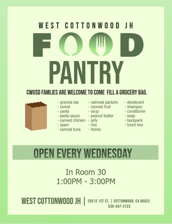 CWUSD Food Pantry