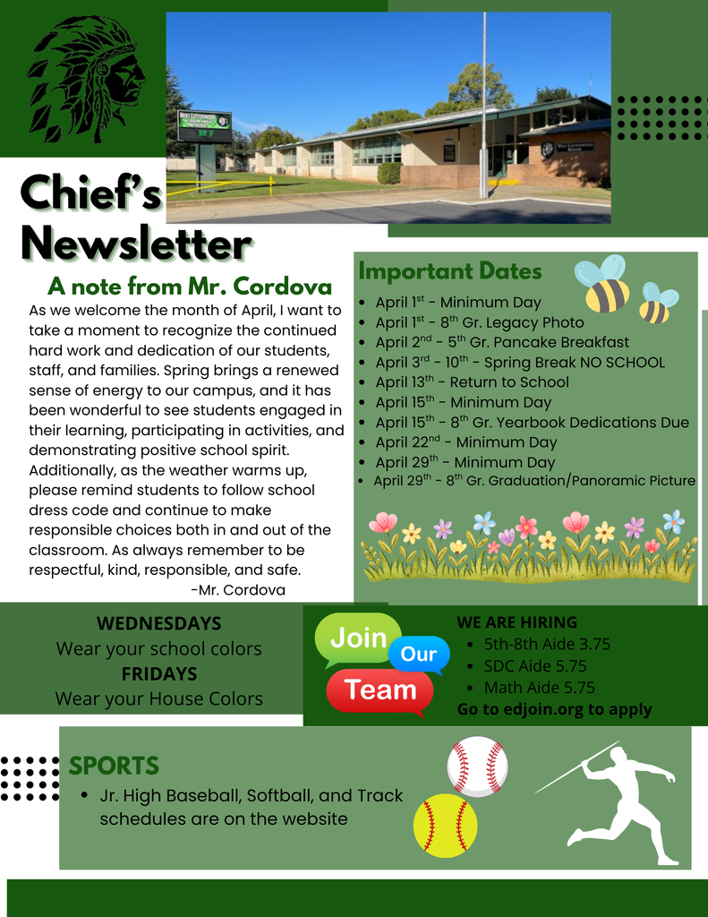 April Newsletter