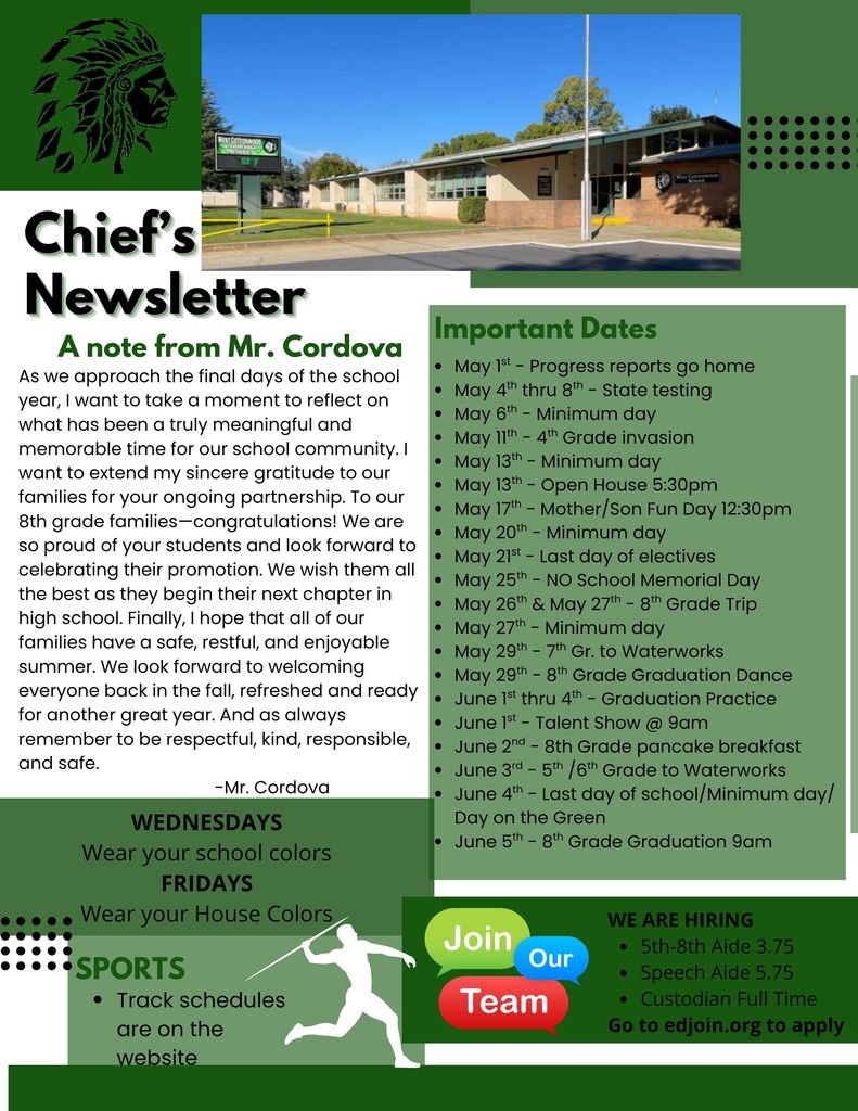 May/June Newsletter