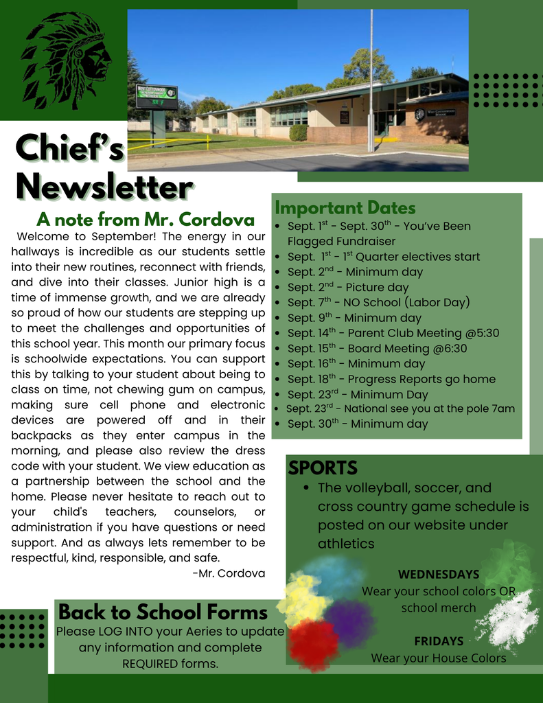 September Newsletter 26-27