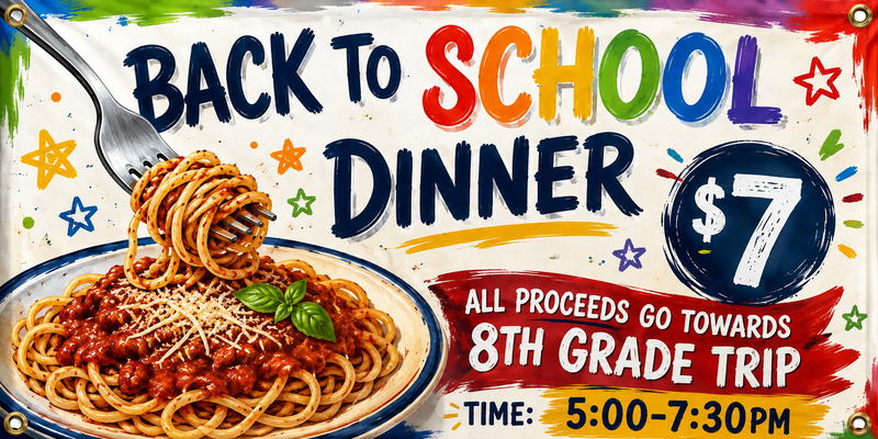 Back to School dinner