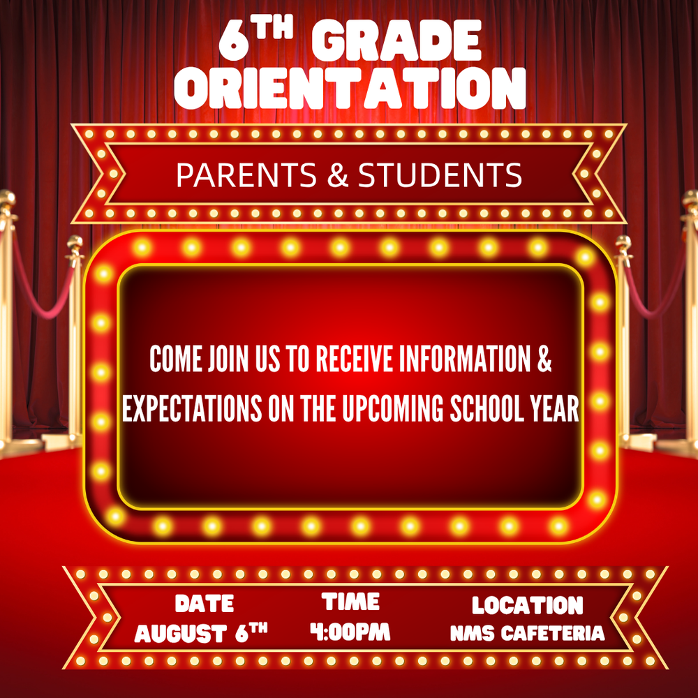 6th Grade Orientation