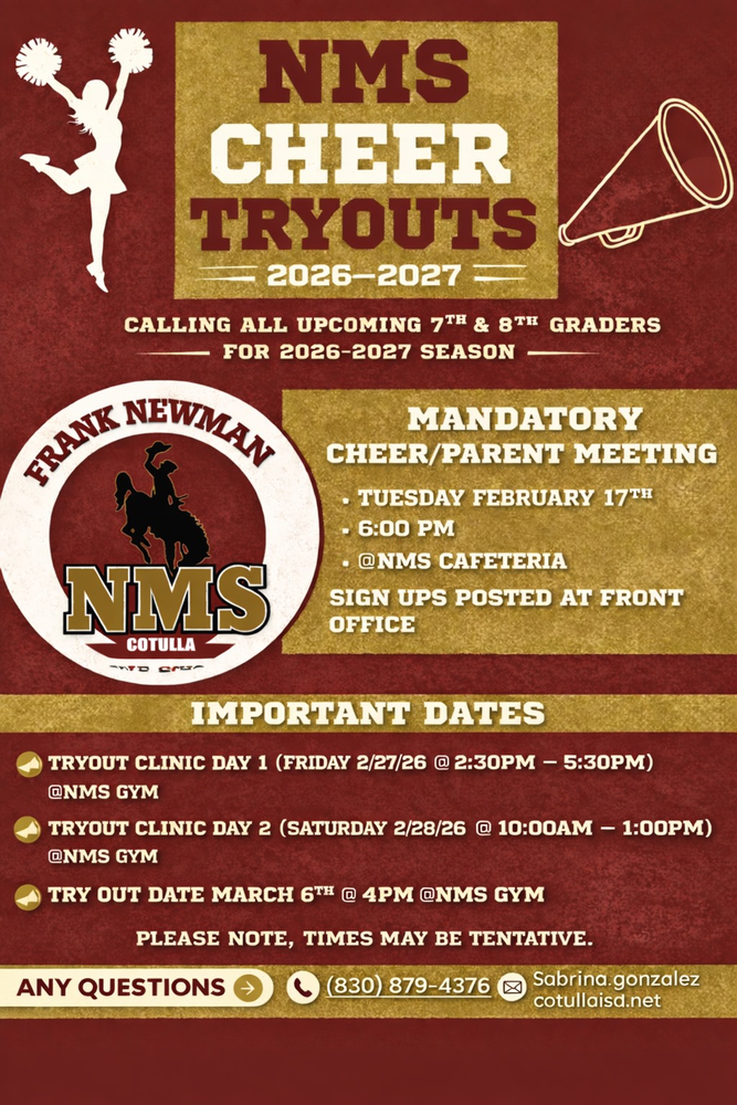 NMS Cheer Tryouts