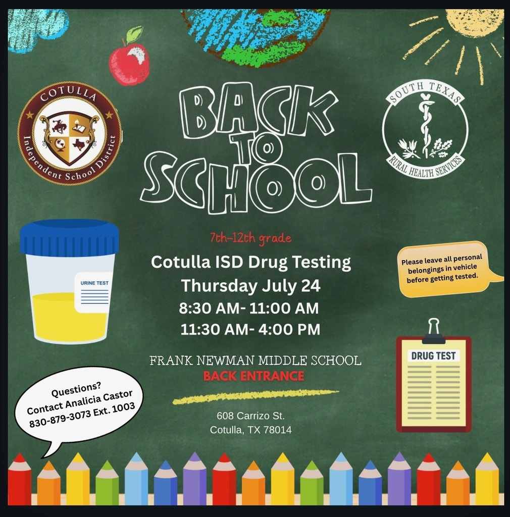 drug testing flyer