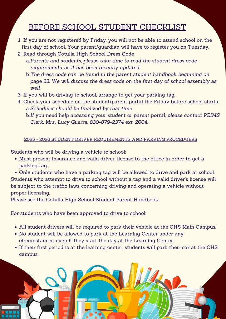 CHS First Day