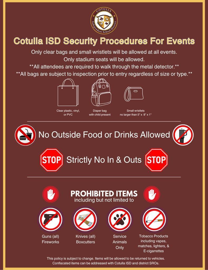 security procedures for events