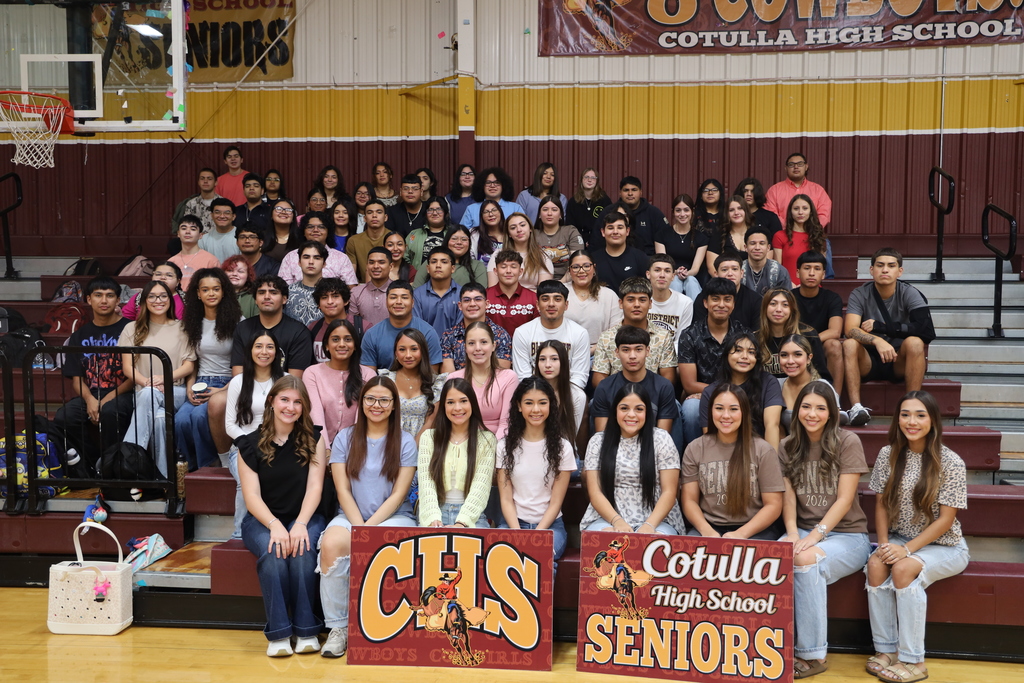 Cotulla High School Senior Class 12th day of school