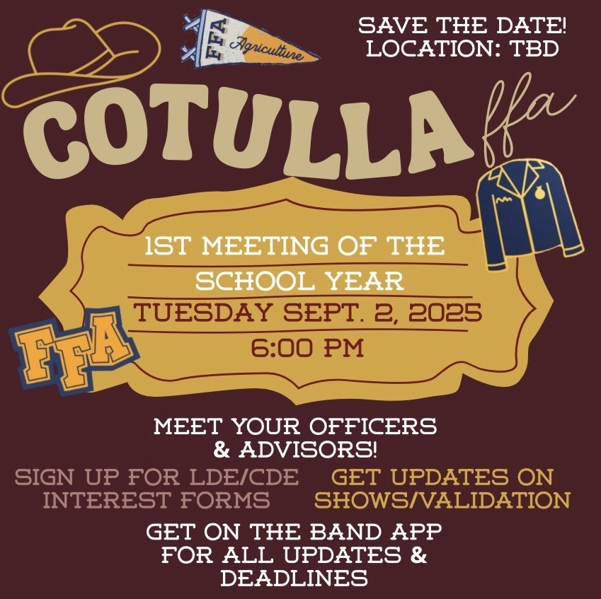 First FFA meeting of the school year!
