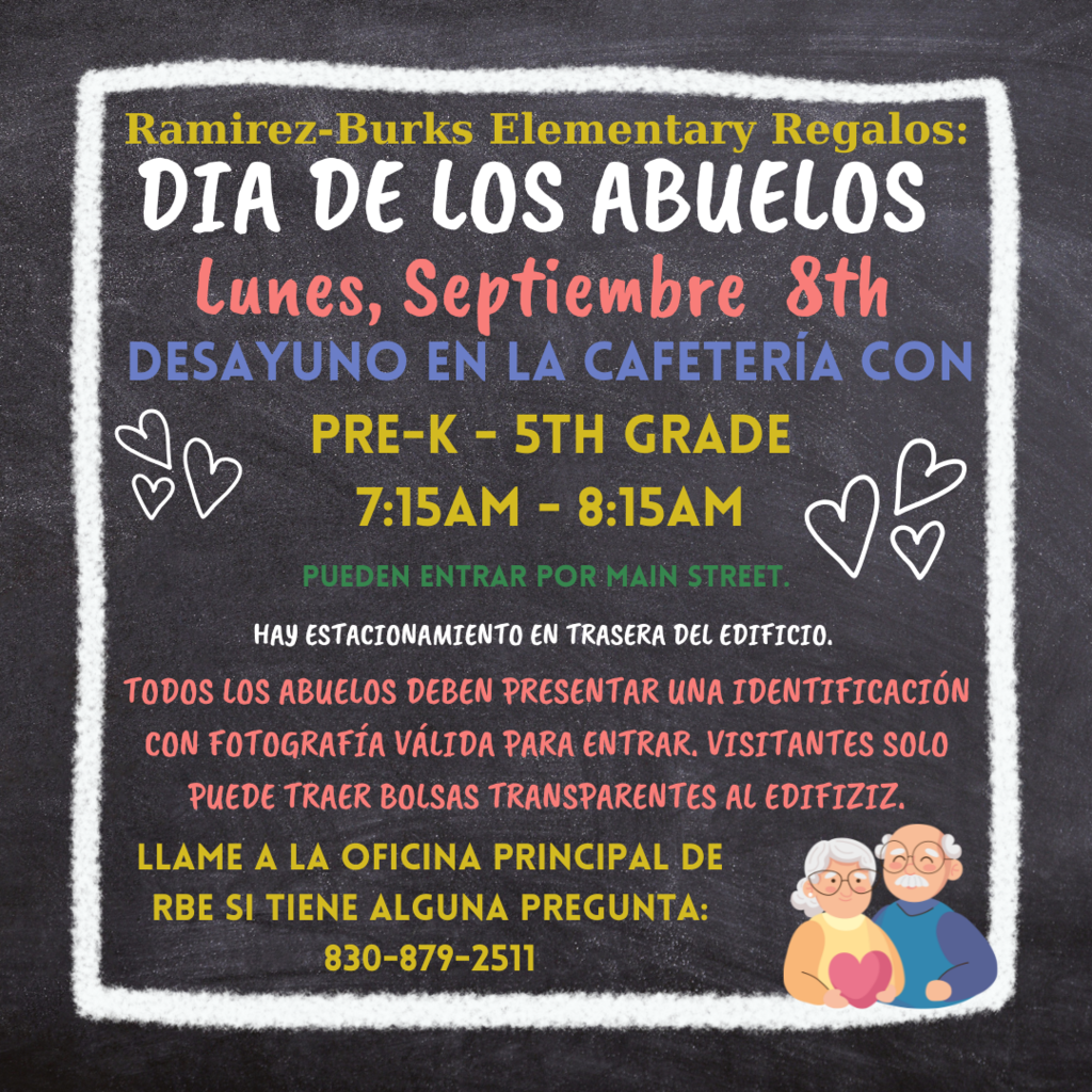 Grandparent's Day Breakfast September 8th