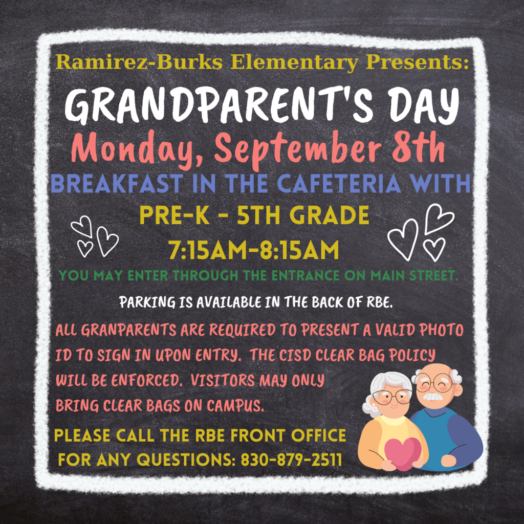 Grandparent's Day Breakfast September 8th