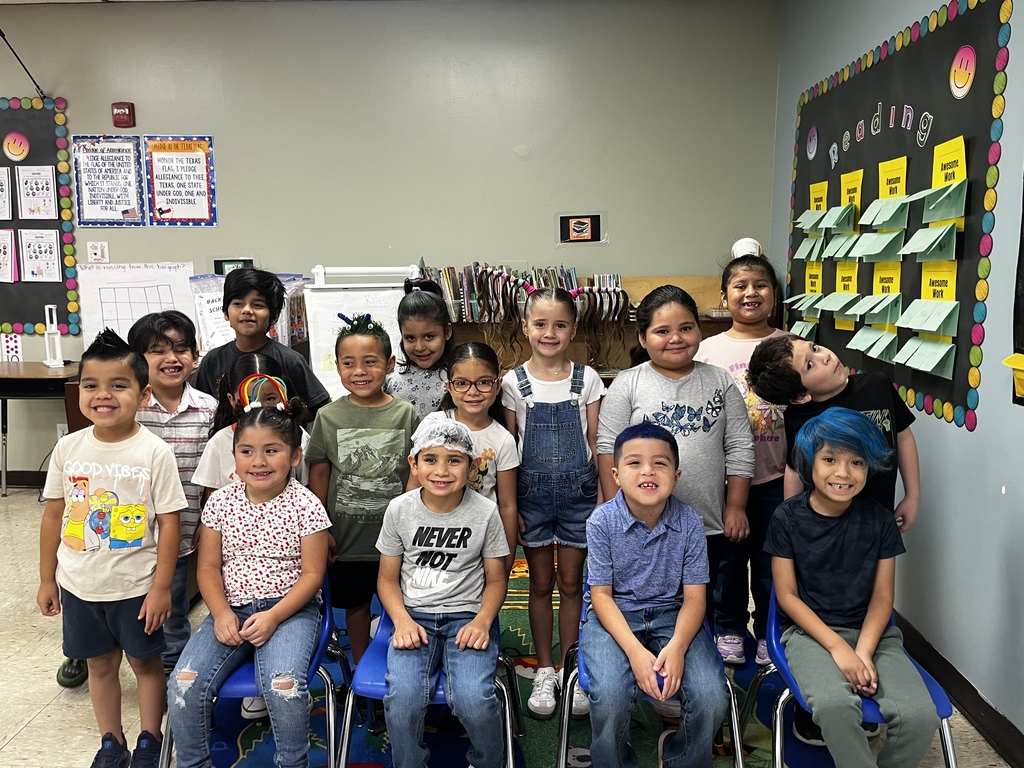 Encinal Elementary School had a Crazy Hair Day on Wednesday  in support of Homecoming Week!  