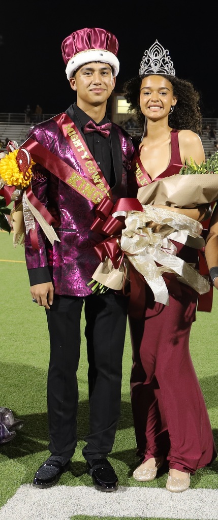 King Paul Gonzalez and Queen Autumn Byrd