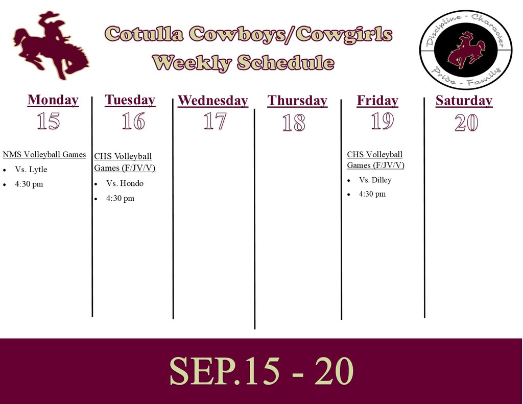 schedule