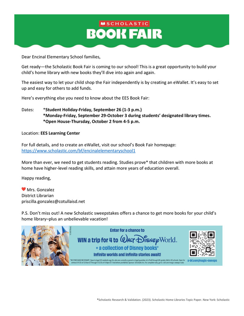 EES Book fair information