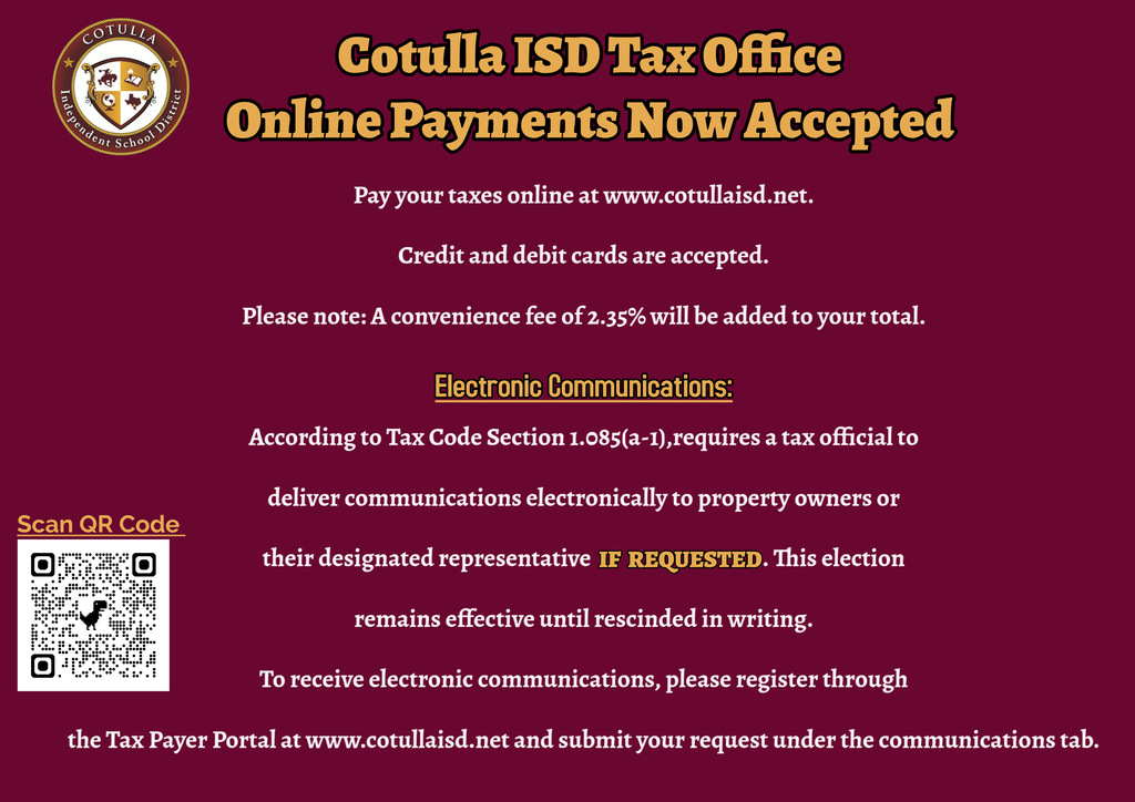 CISD Tax Information