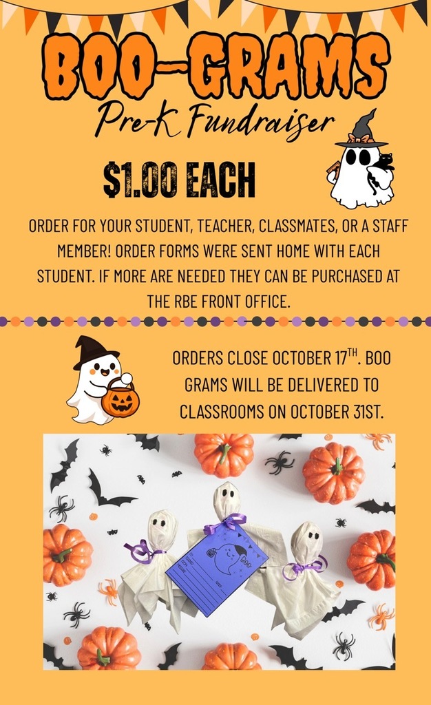 PreK Boo Gram Reminder
