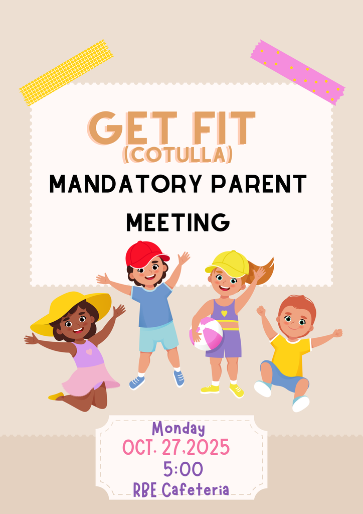 RBE Get Fit Parent Meeting
