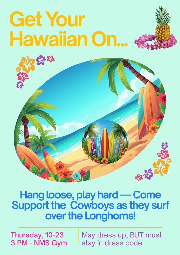 Hawaiian pep rally info