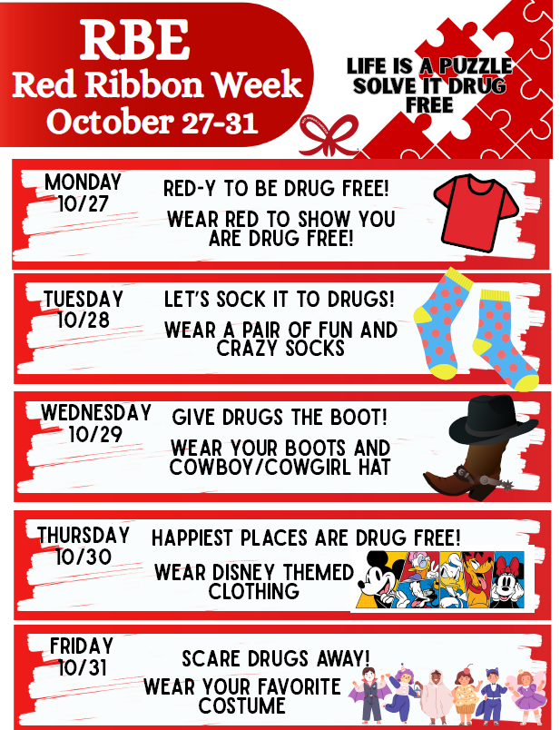 Red Ribbon Week Flyer