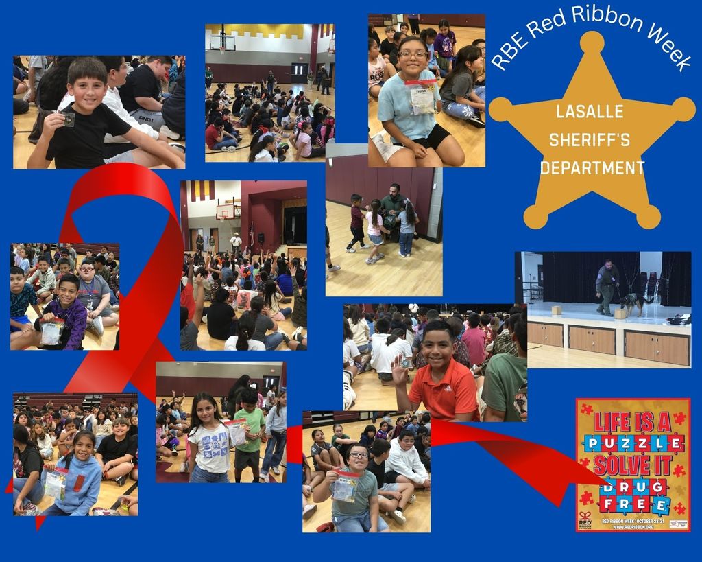 La Salle Sheriff Red Ribbon Week Visit