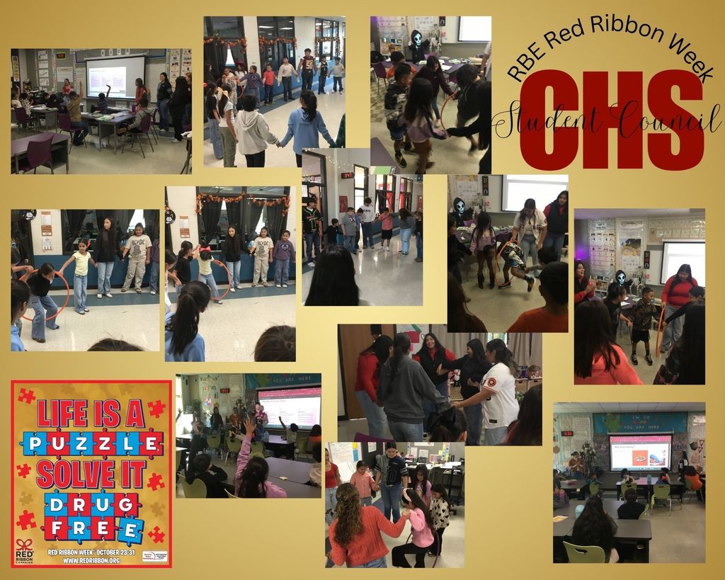 CHS Student Council Red Ribbon Week Visit 