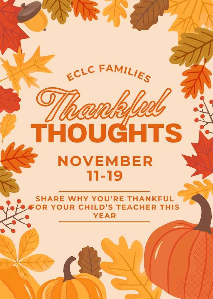 ECLC Thankful Thoughts