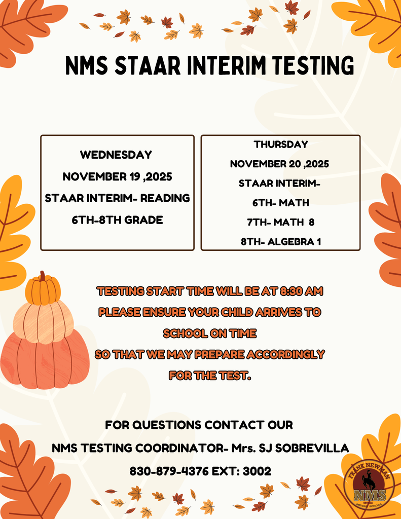 NMS STAAR Interim Testing