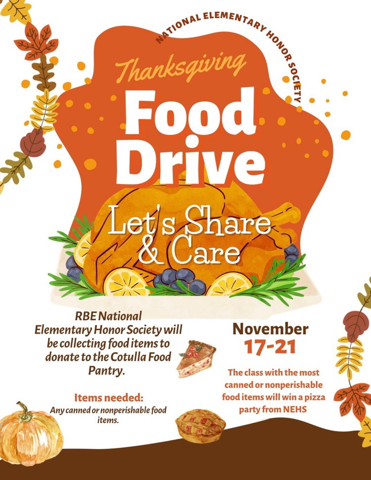 RBE NEHS Donation Drive