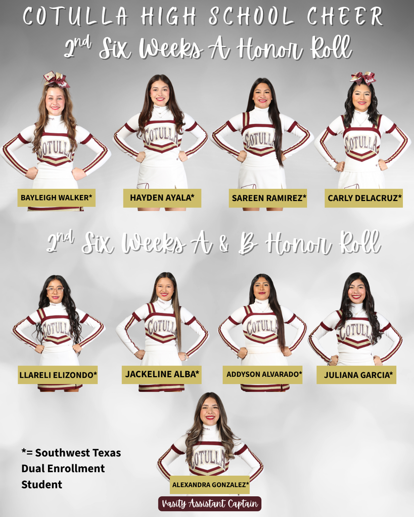 2nd six weeks honor roll