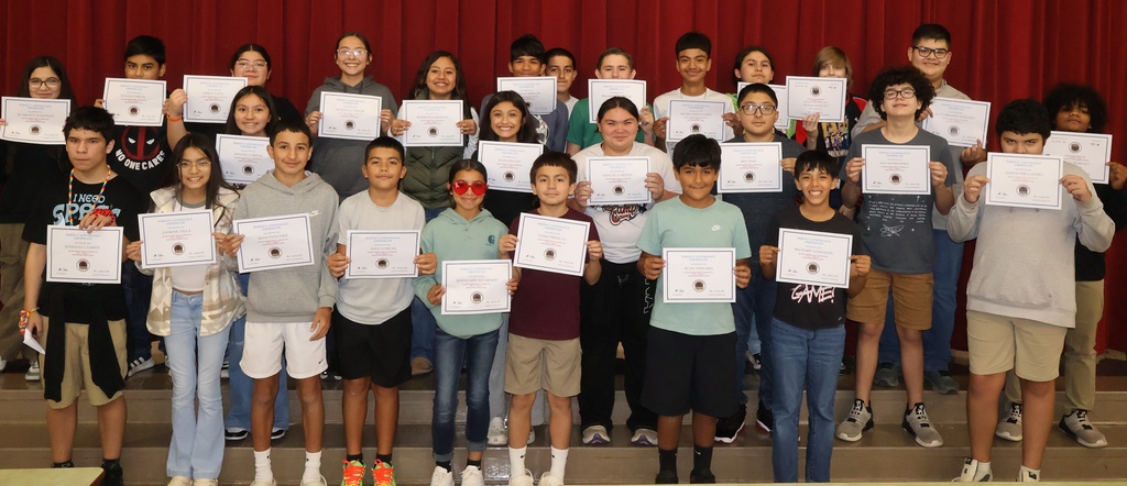 NMS 2nd Six Weeks Perfect Attendance - 7th grade