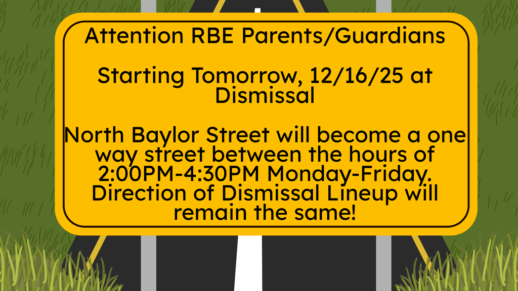 Baylor Street Dismissal Change Notification