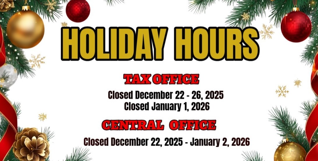 Holiday Hours