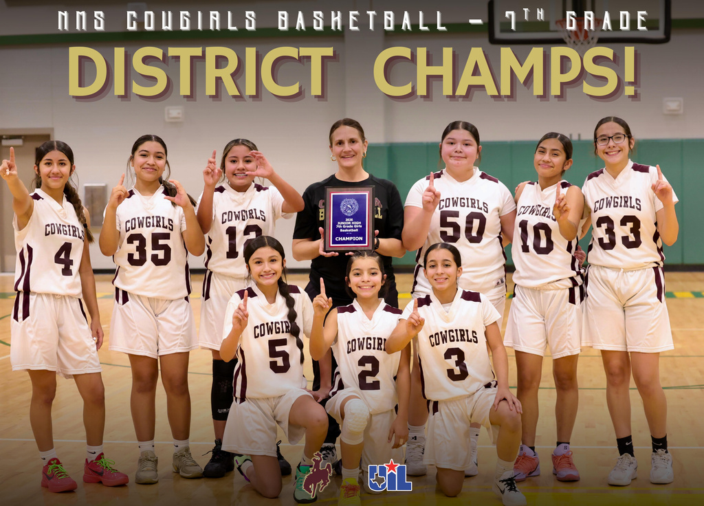 NMS COWGIRLS DISTRICT CHAMPS