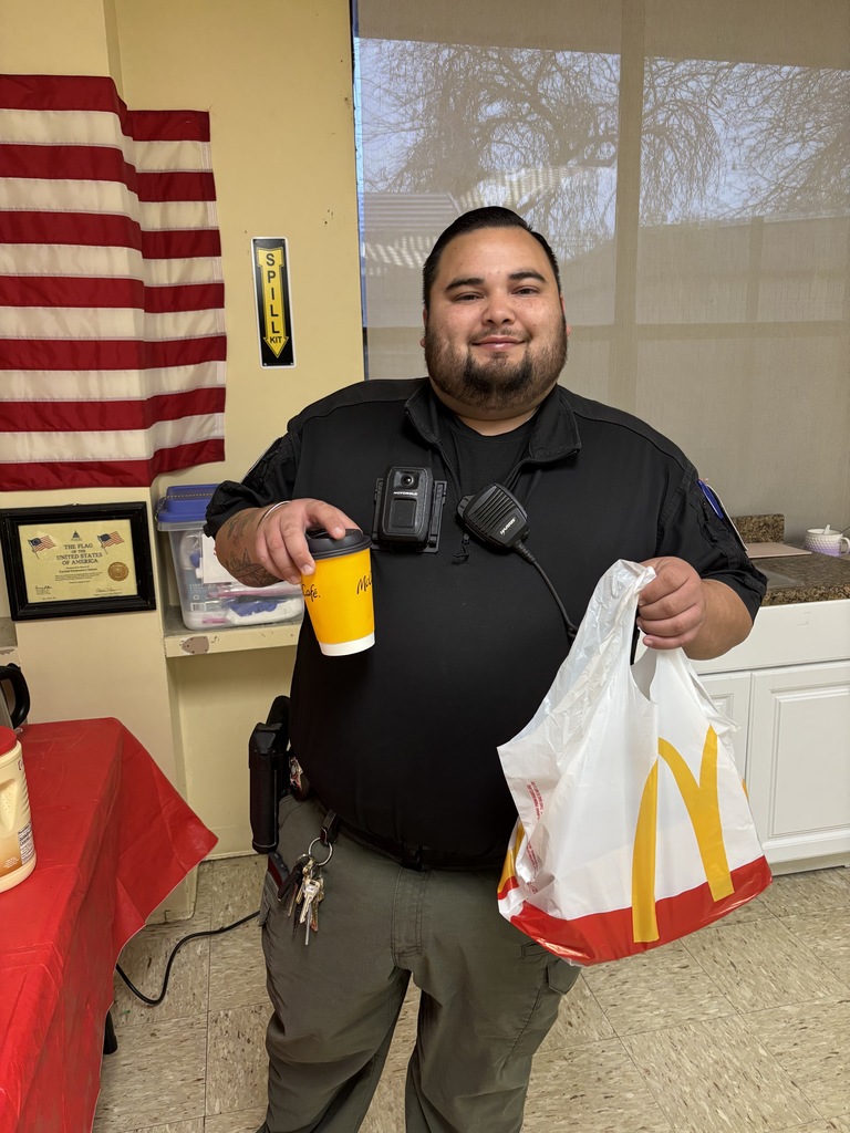 Thank you SRO Ybarra for all that you do for Encinal Elementary School