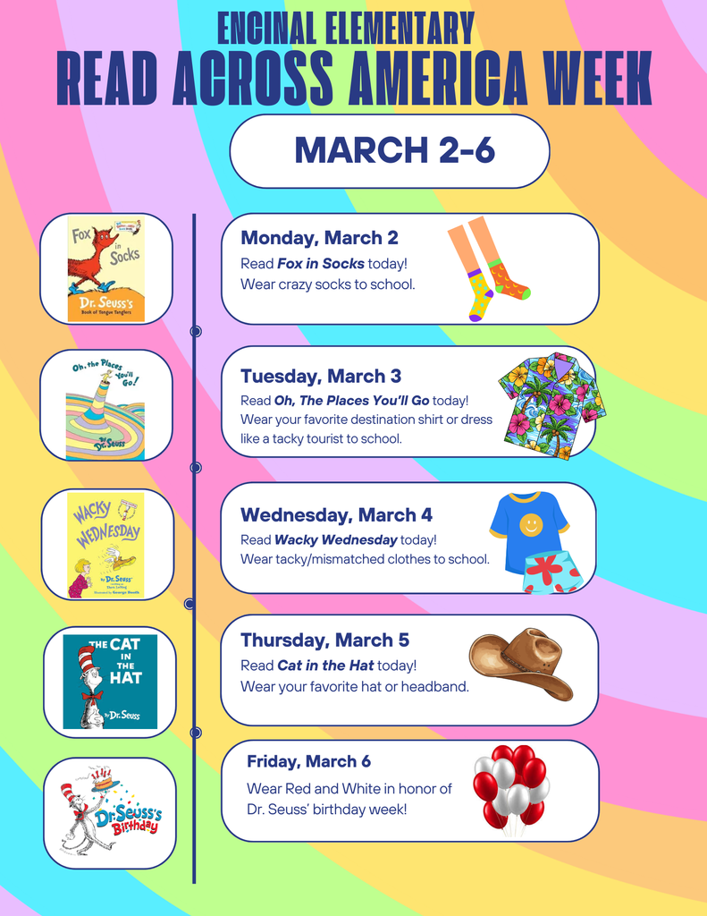 Dress Up Days March 2nd thru March 6th