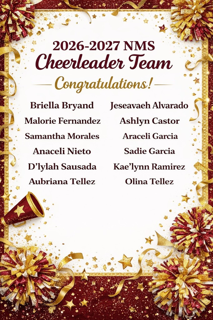 nms cheerleading team