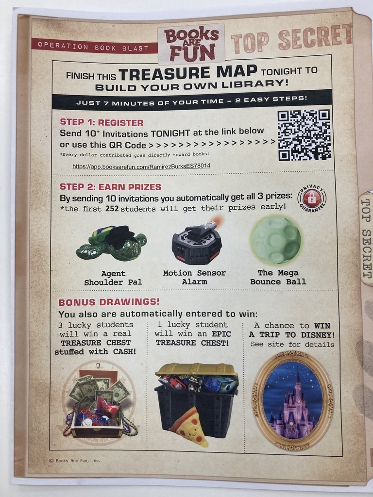 Book Blast Treasure Map