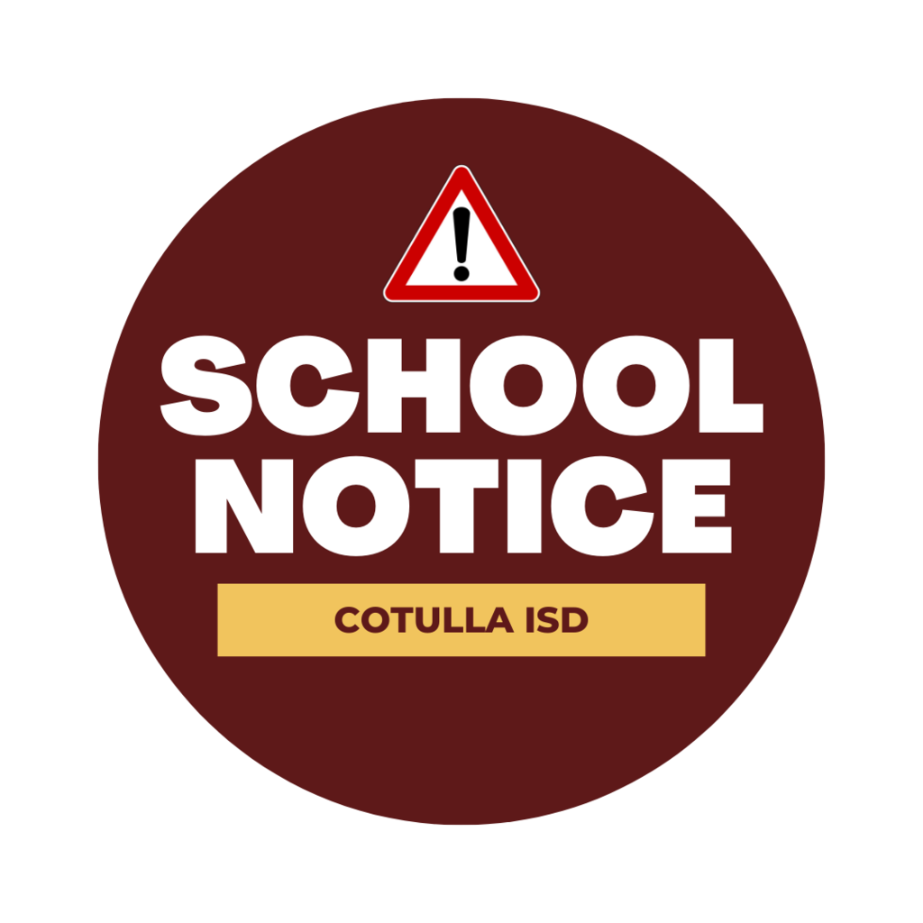 School notice: lockdown drill