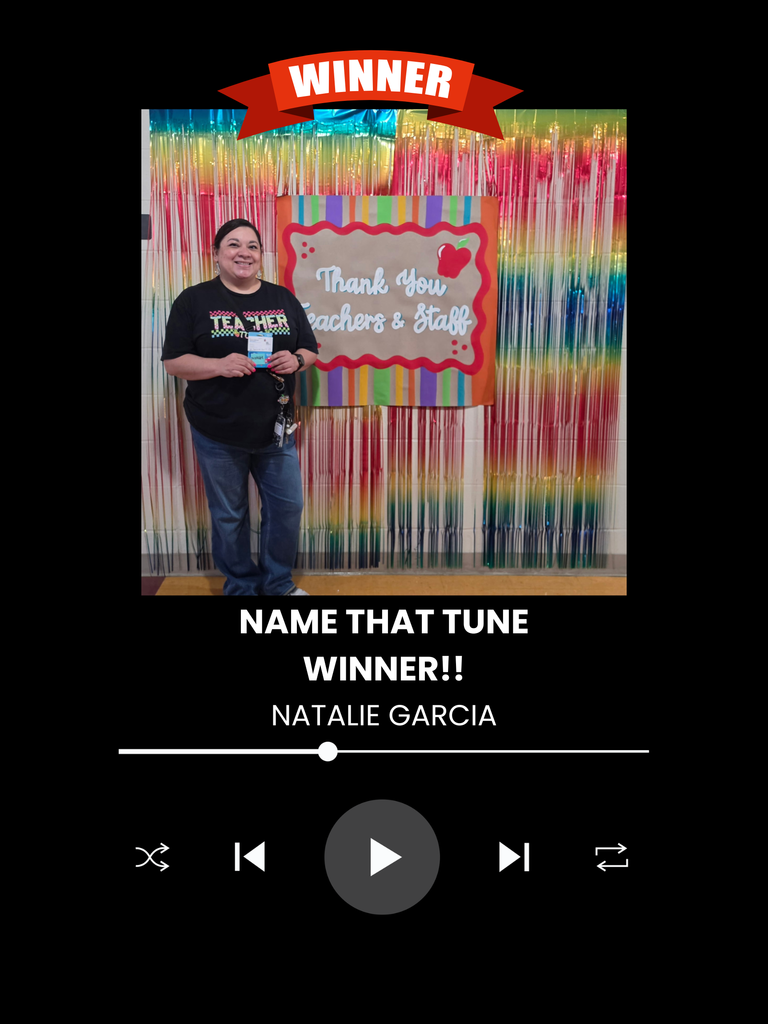 Name that tune winner Natalie Garcia