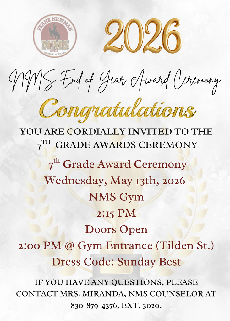 7th Grade Awards Ceremony