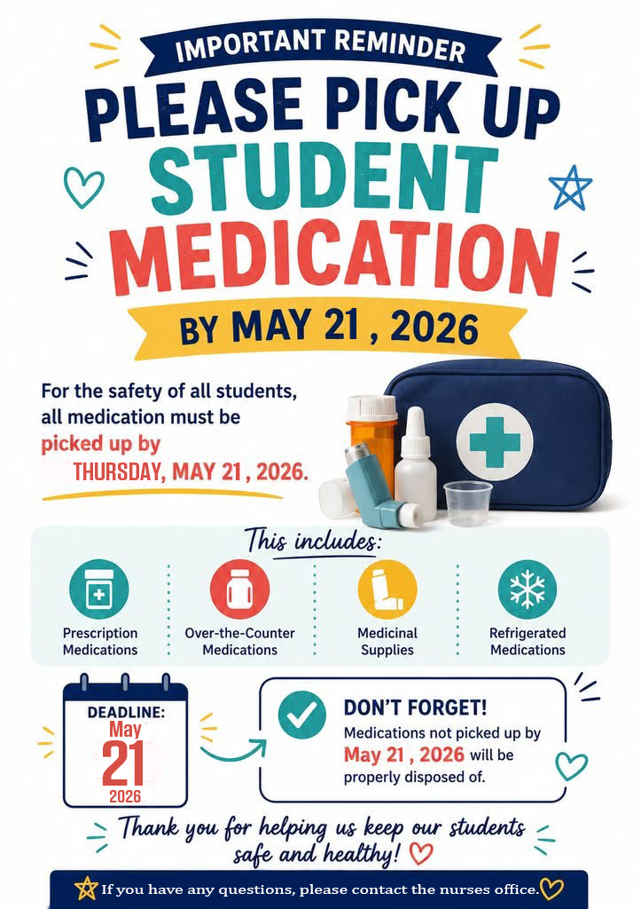 Student medication pick up