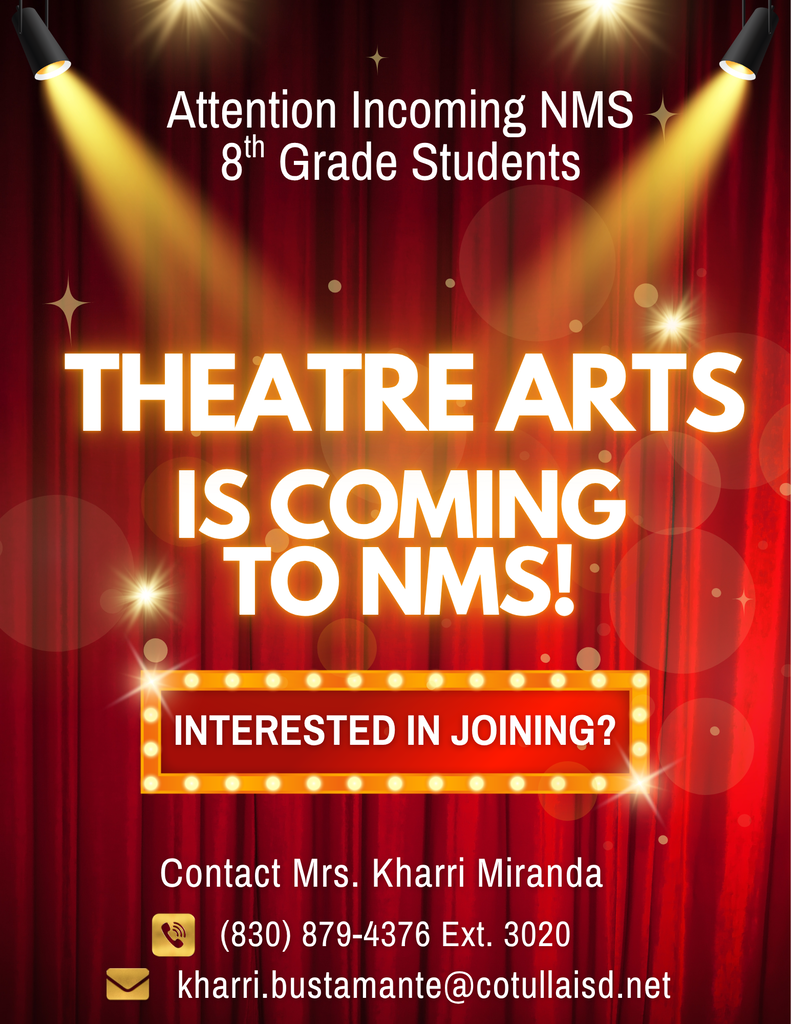 theatre arts is coming to nms